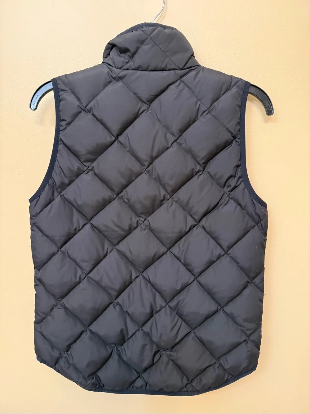J. Crew Kids Quilted Puffer Vest - Black with Gold Hardware